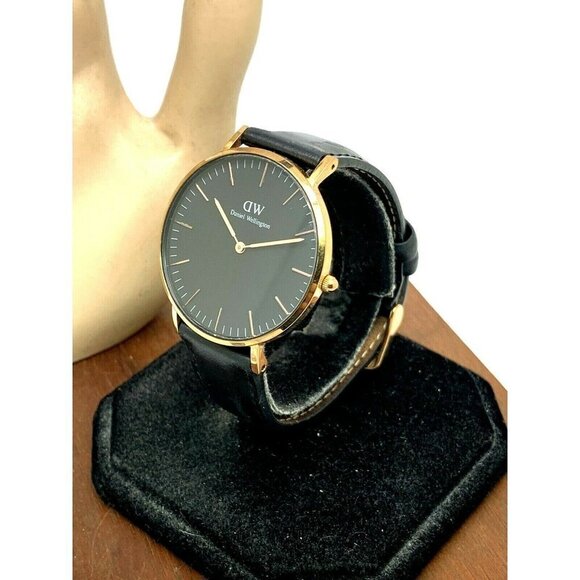 Daniel Wellington Classic Black and Gold Women's Watch - Picture 2 of 12